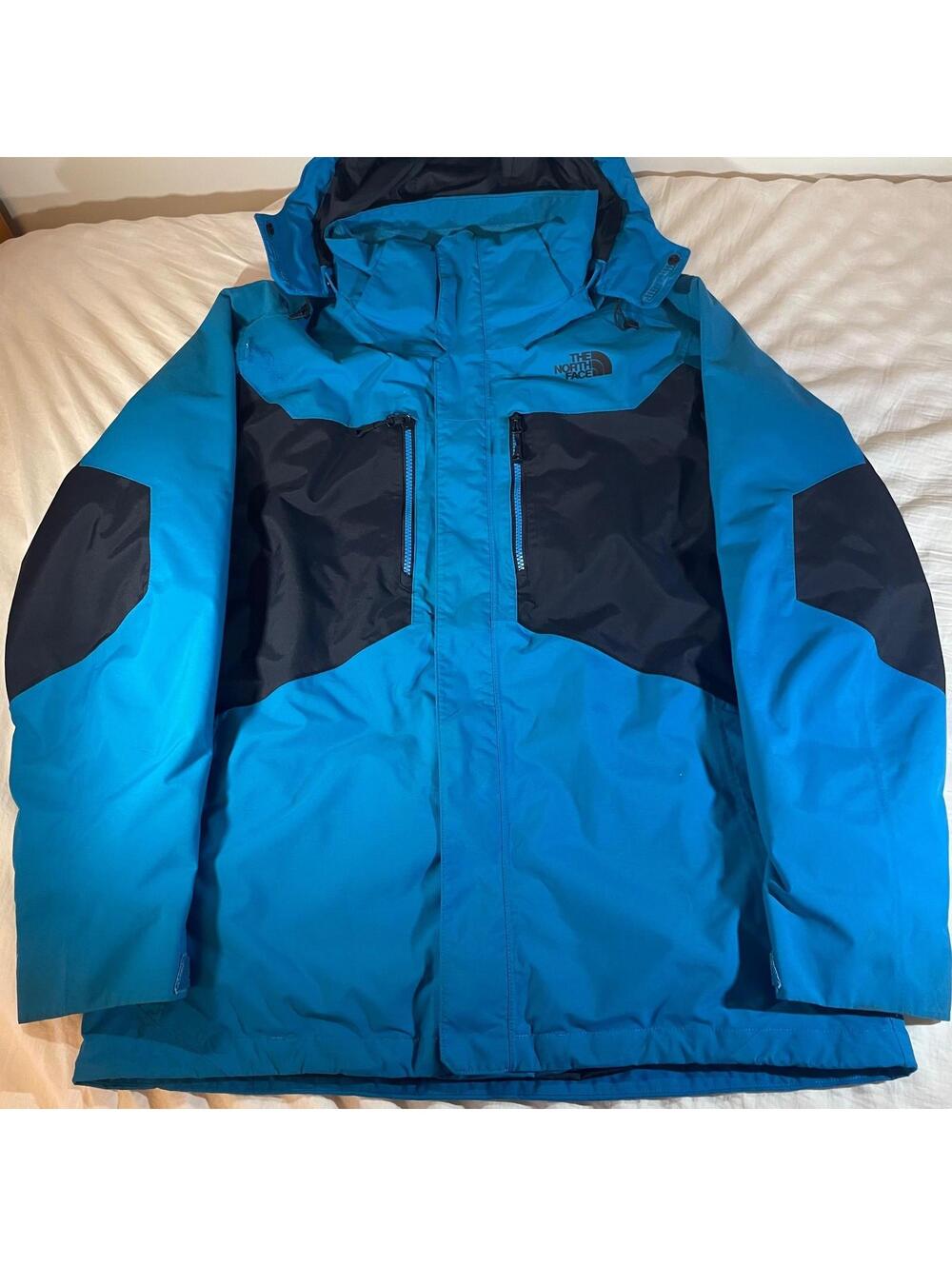 The North Face Mens Clement Triclimate Jacket Size L Gorpcore Mountain Tech 3in1